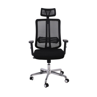 CF9500 Πολυθρόνα Γραφείου Διευθυντή Mesh Μαύρο, Μπράτσα up-down